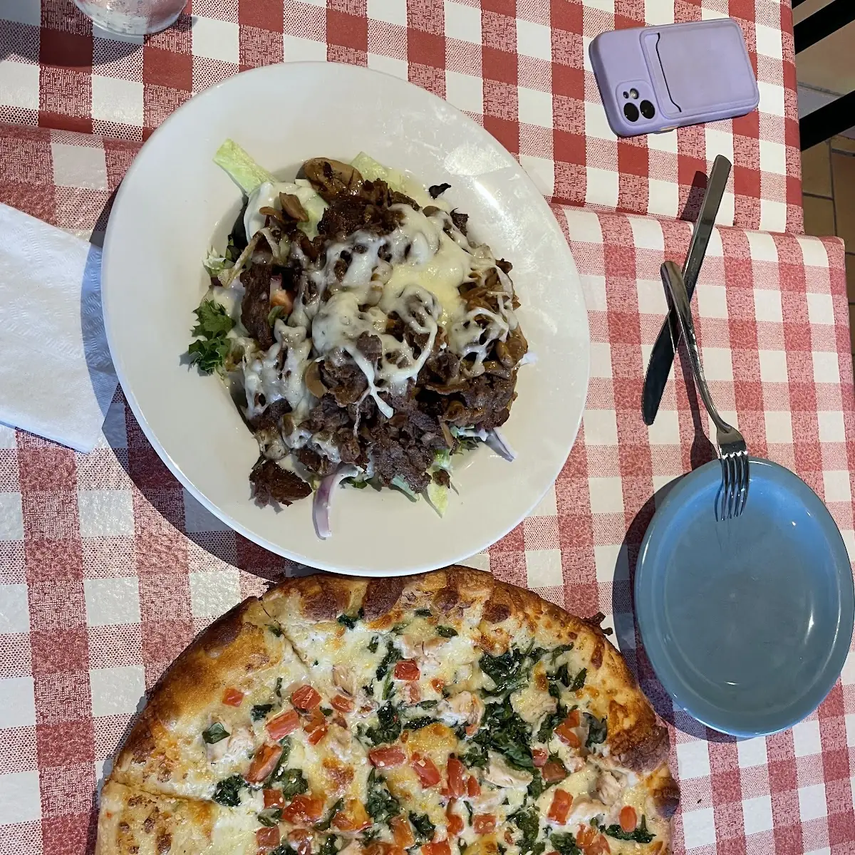 Chicken Alfredo Pizza