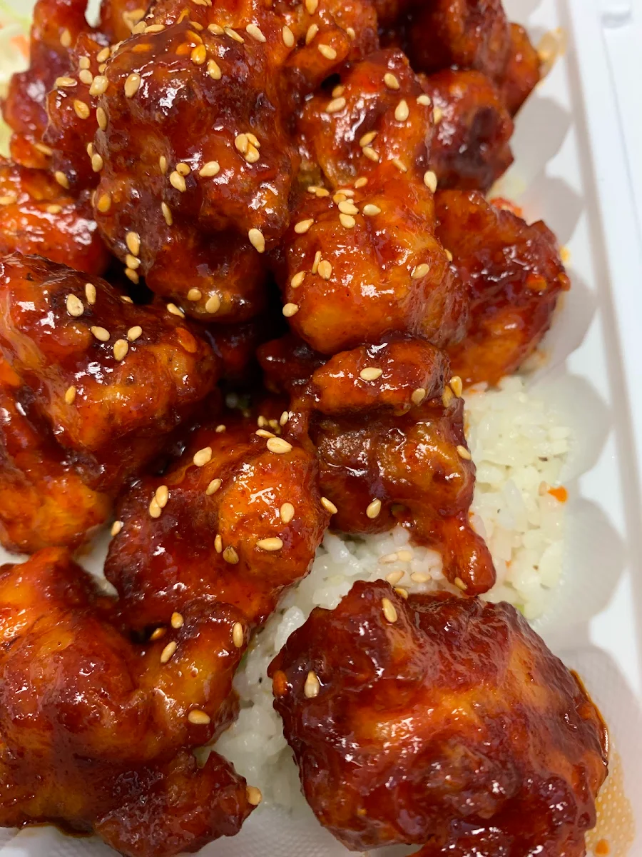 Korean Fried Chicken Rice