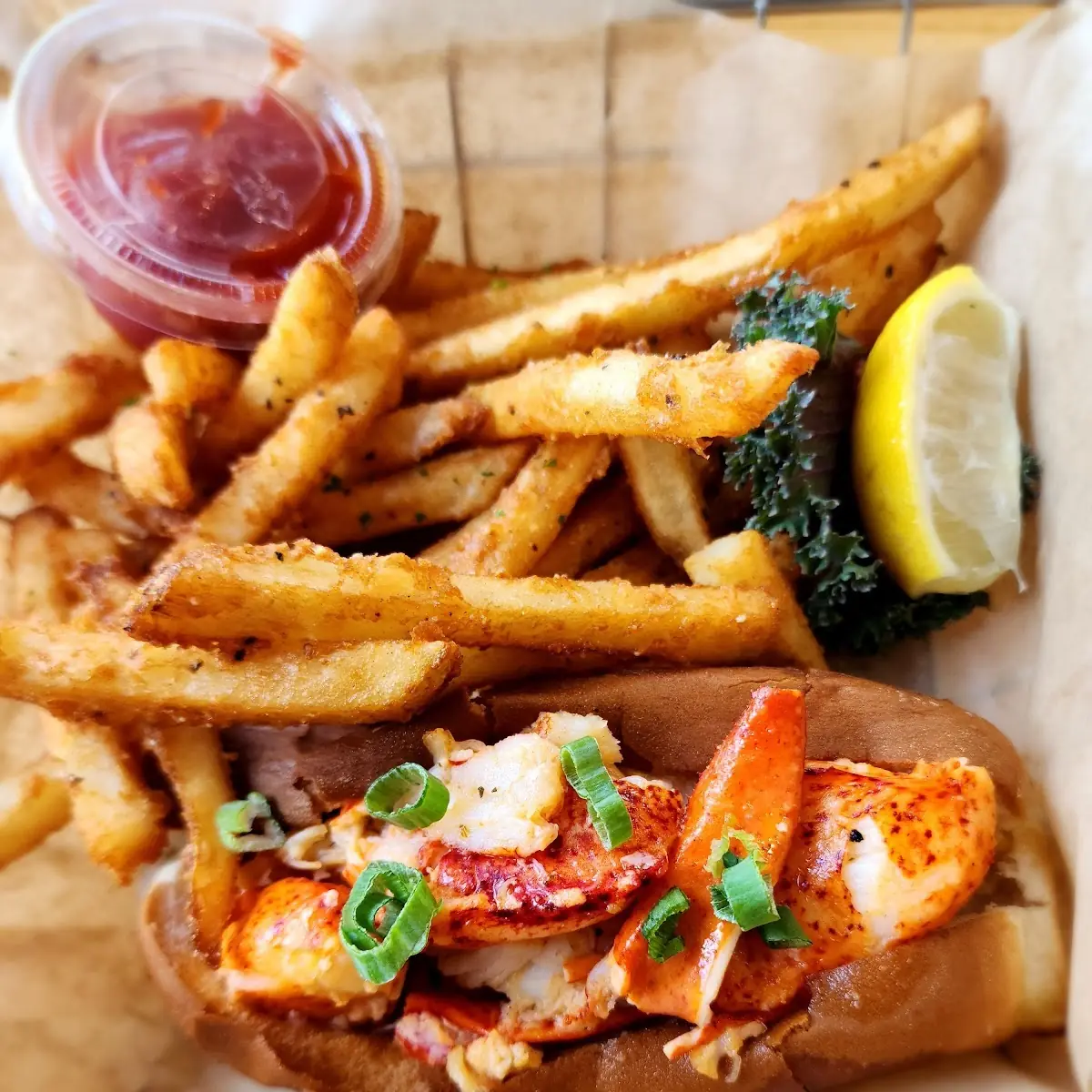 Warm Buttered Lobster Roll