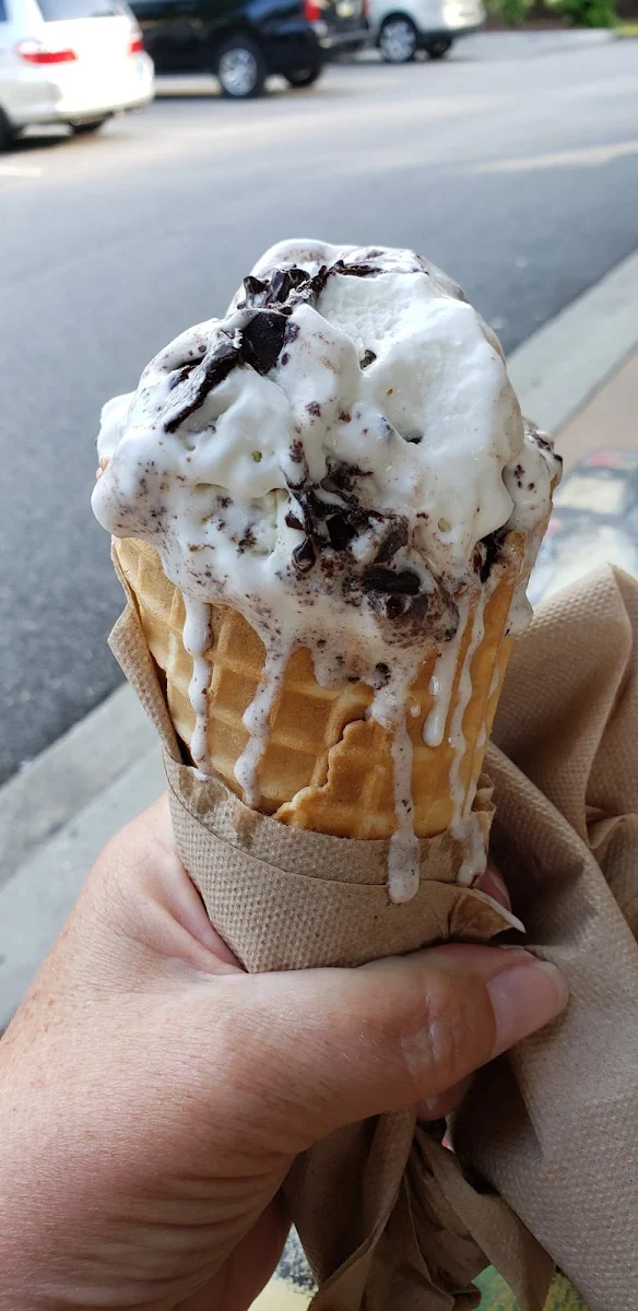 Moose Tracks in a Waffle Cone