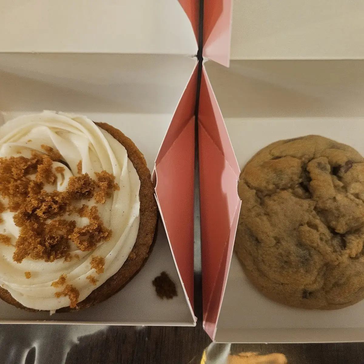 Pumpkin Cake Cookie and Milk Chocolate Cookie