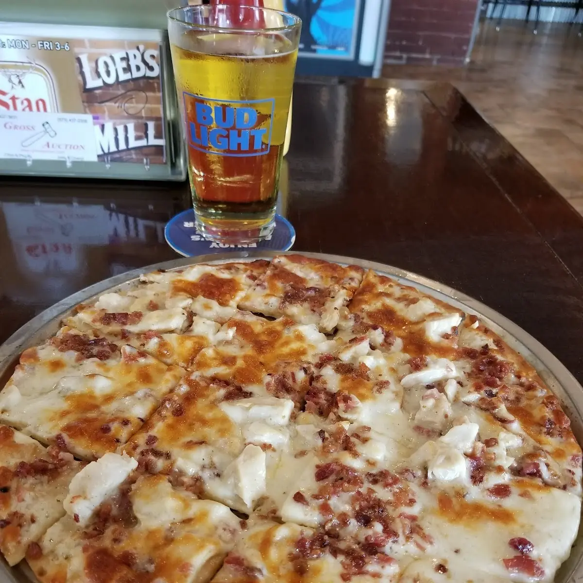 Chicken Bacon Ranch Pizza