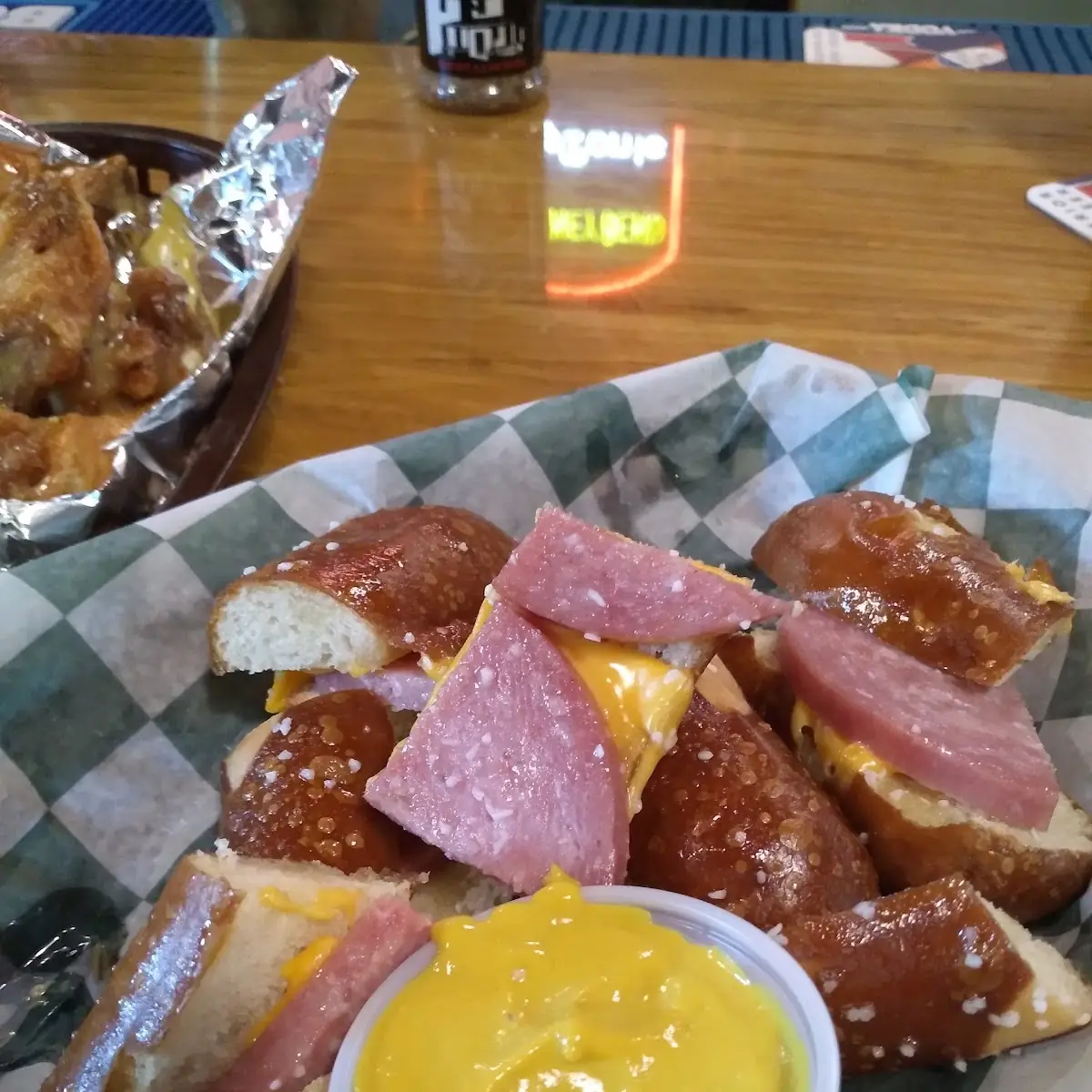 Salami Pretzel Bites