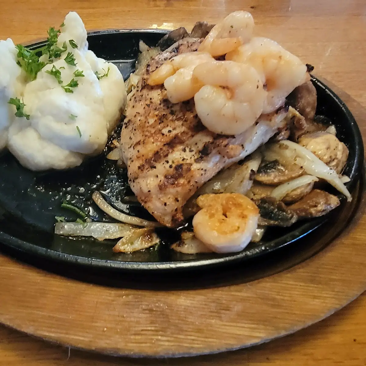 Shrimp 'N Parmesan Sirloin