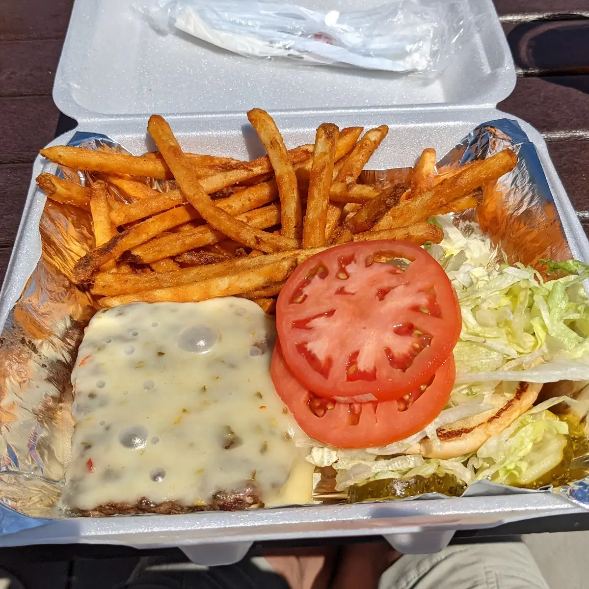 Classic Burger with Pepper Jack Cheese
