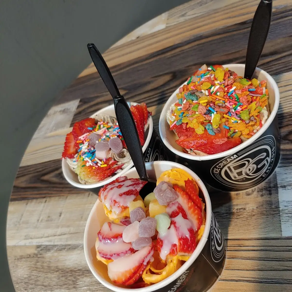 Thai Tea Cookie Monster Fruity Pebbles