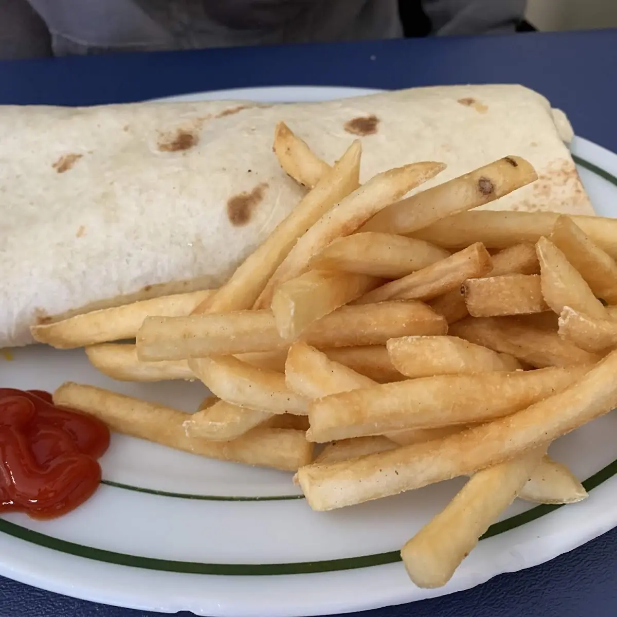 Ranch Chicken Wrap with Fries