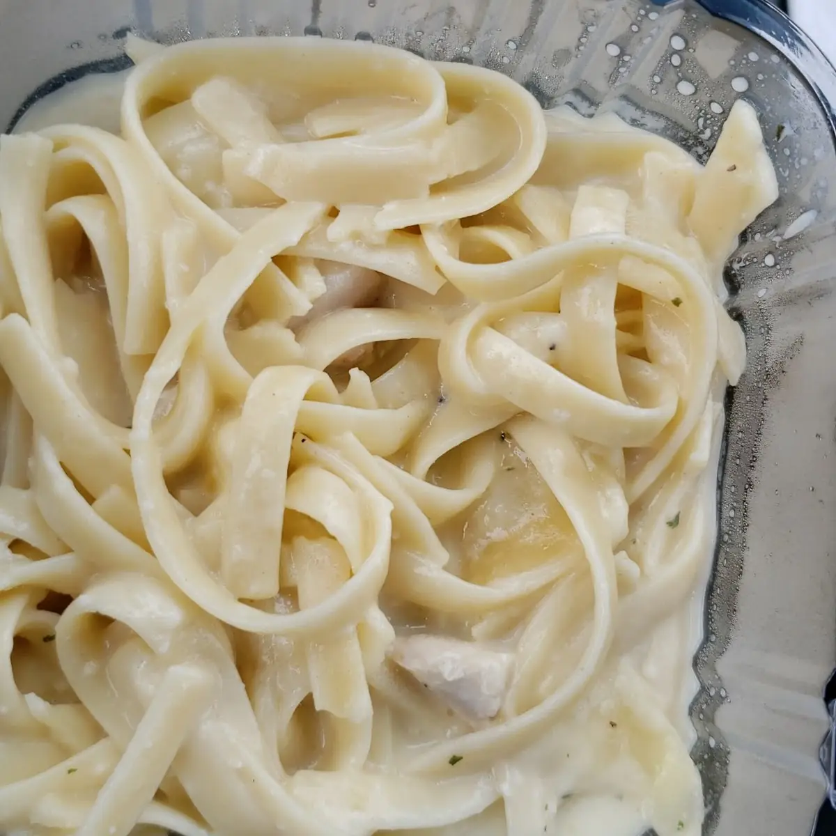 Fettuccine Alfredo with Chicken