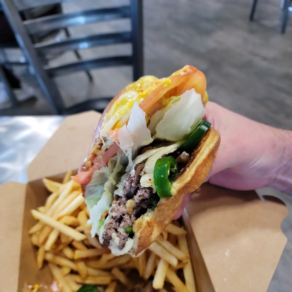 Double Barrel Bacon Cheeseburger