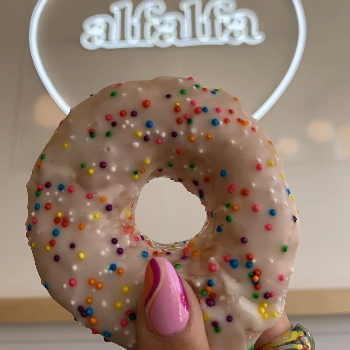 Fairy Bread Doughnut