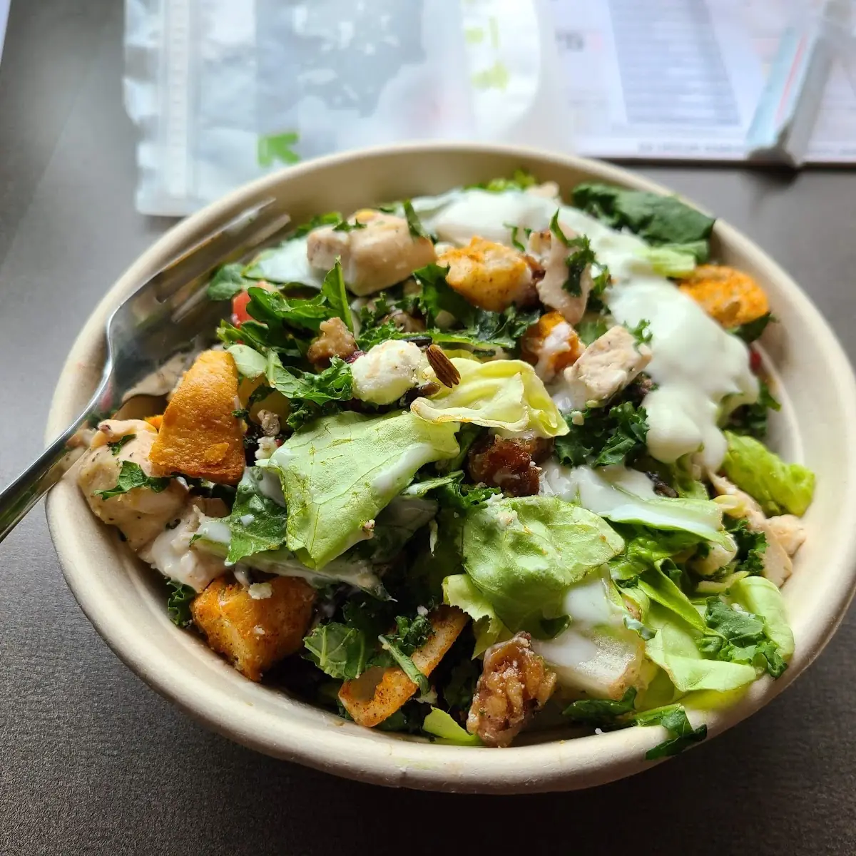 Spicy Calabrian Caesar Salad or Wrap