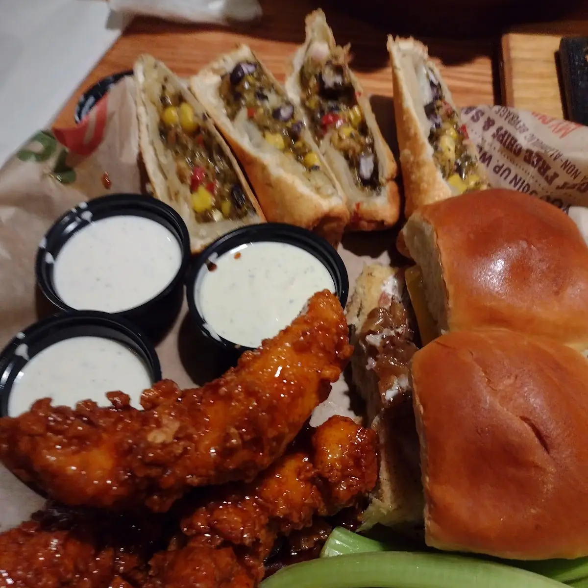 Triple Dipper Appetizer Sampler