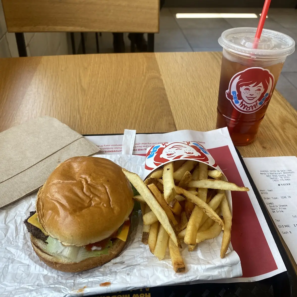Dave’S Double Burger Combo
