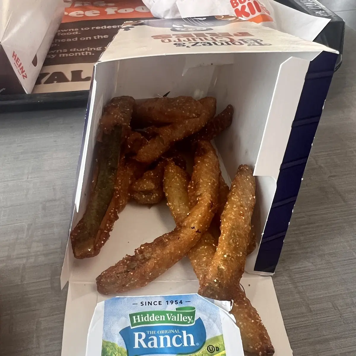 New Fried Pickles with Ranch Dip
