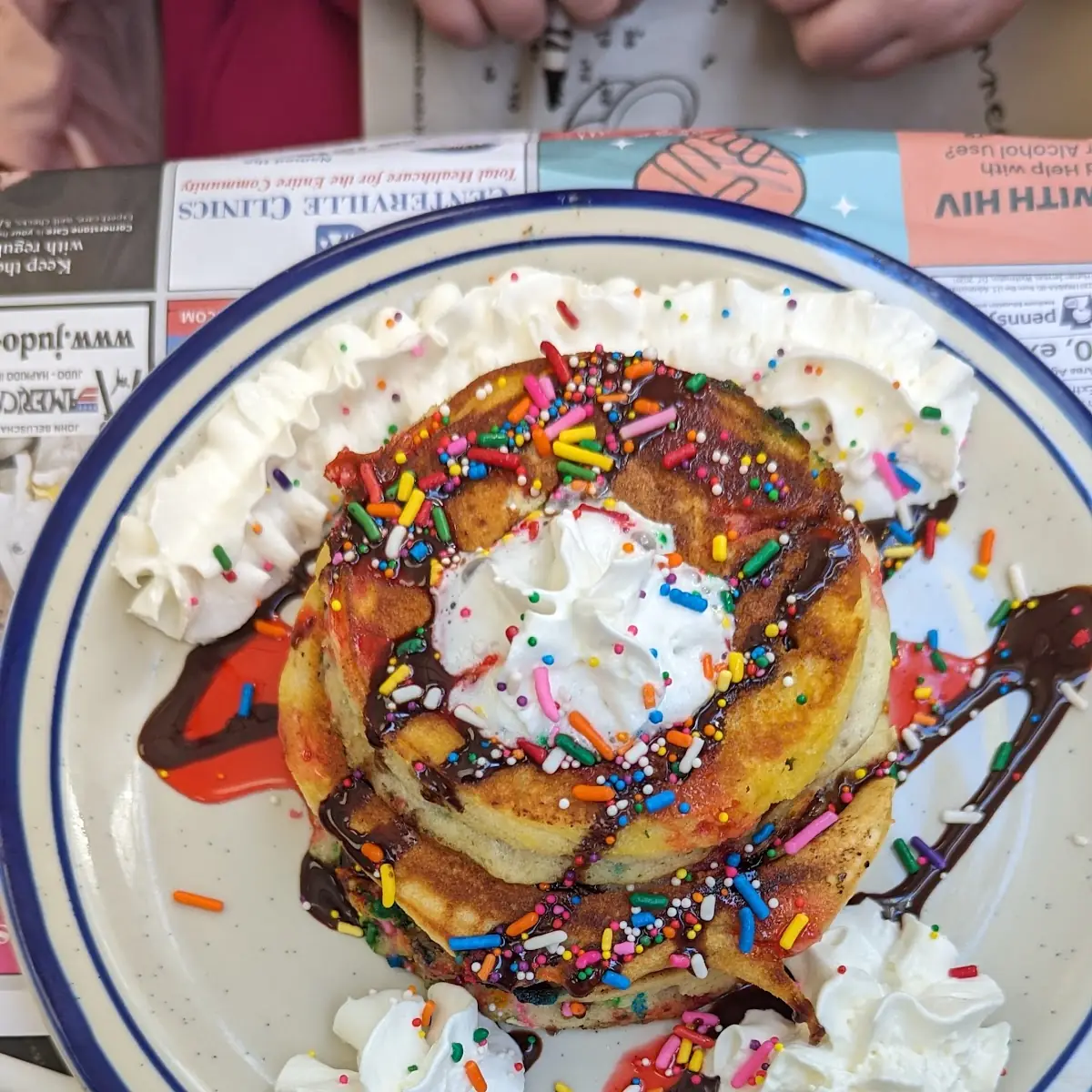 Kids Mini Funfetti Pancakes