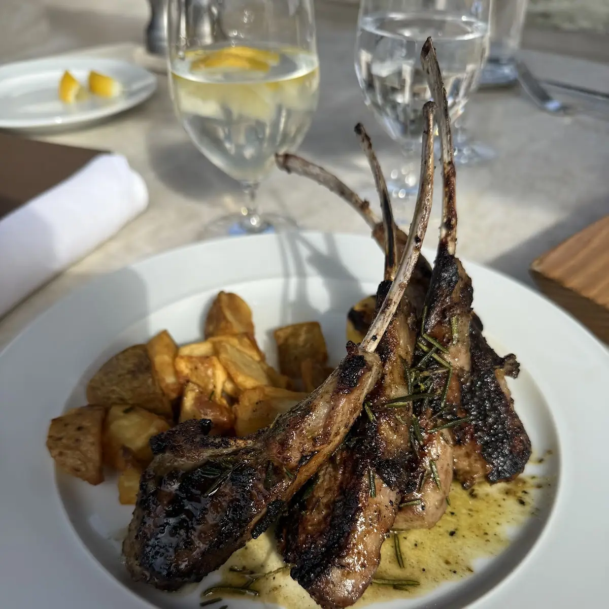 Lamb Chops with Roasted Potatoes