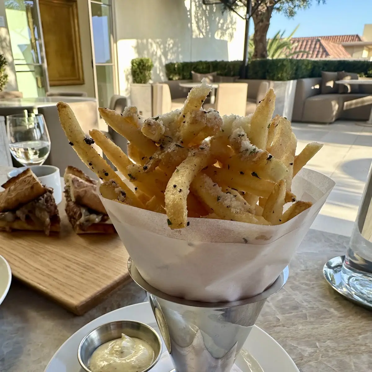 Truffle Fries with Dipping Sauce