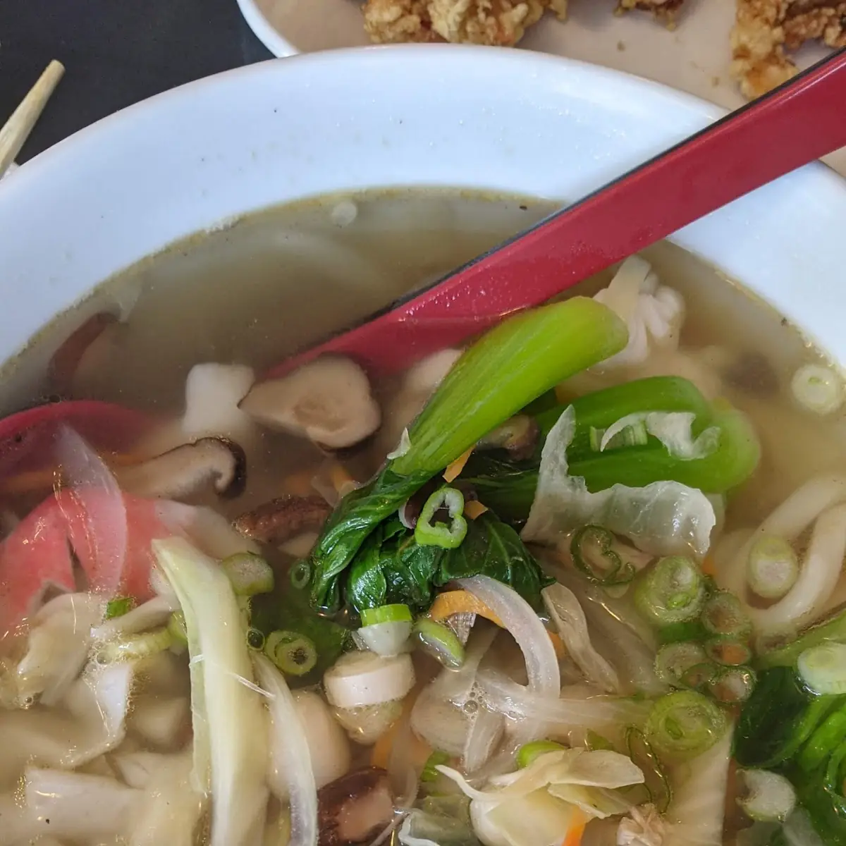 Seafood Noodle Soup with Rice Noodles