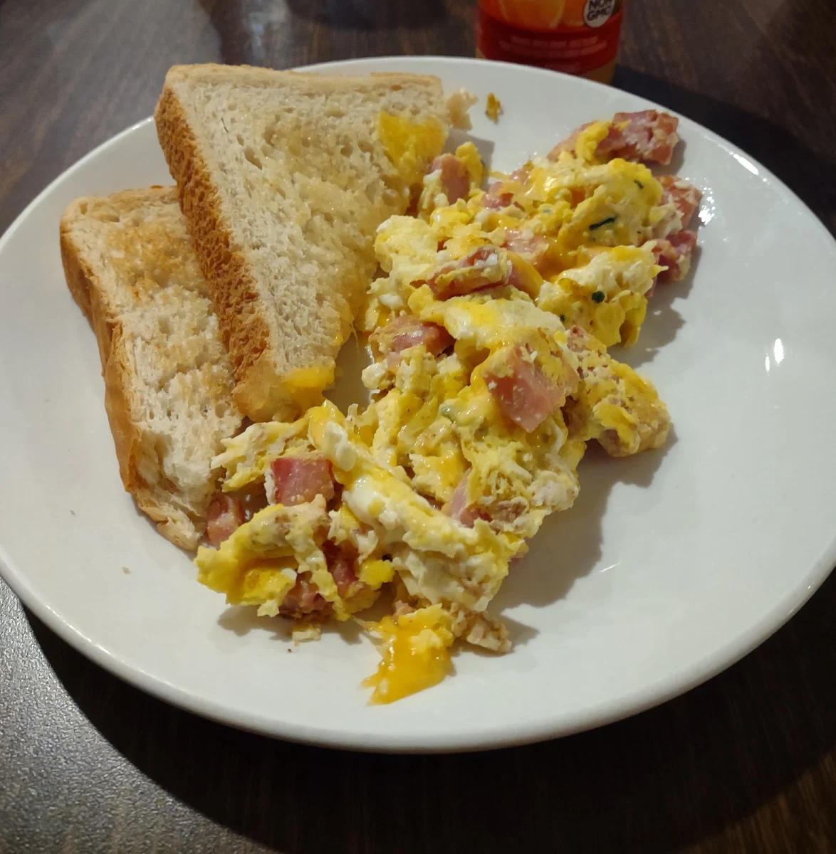 Bacon Egg & Cheese on Texas Toast w Garlic