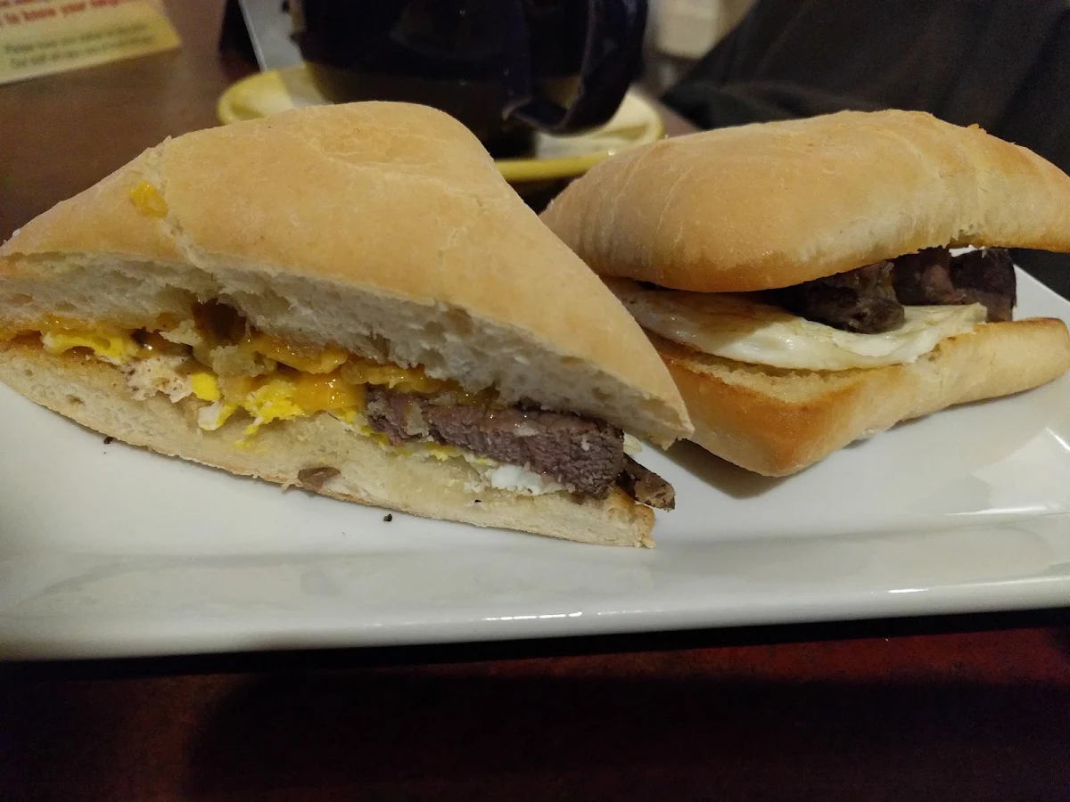 Beef Tenderloin Breakfast Sandwich