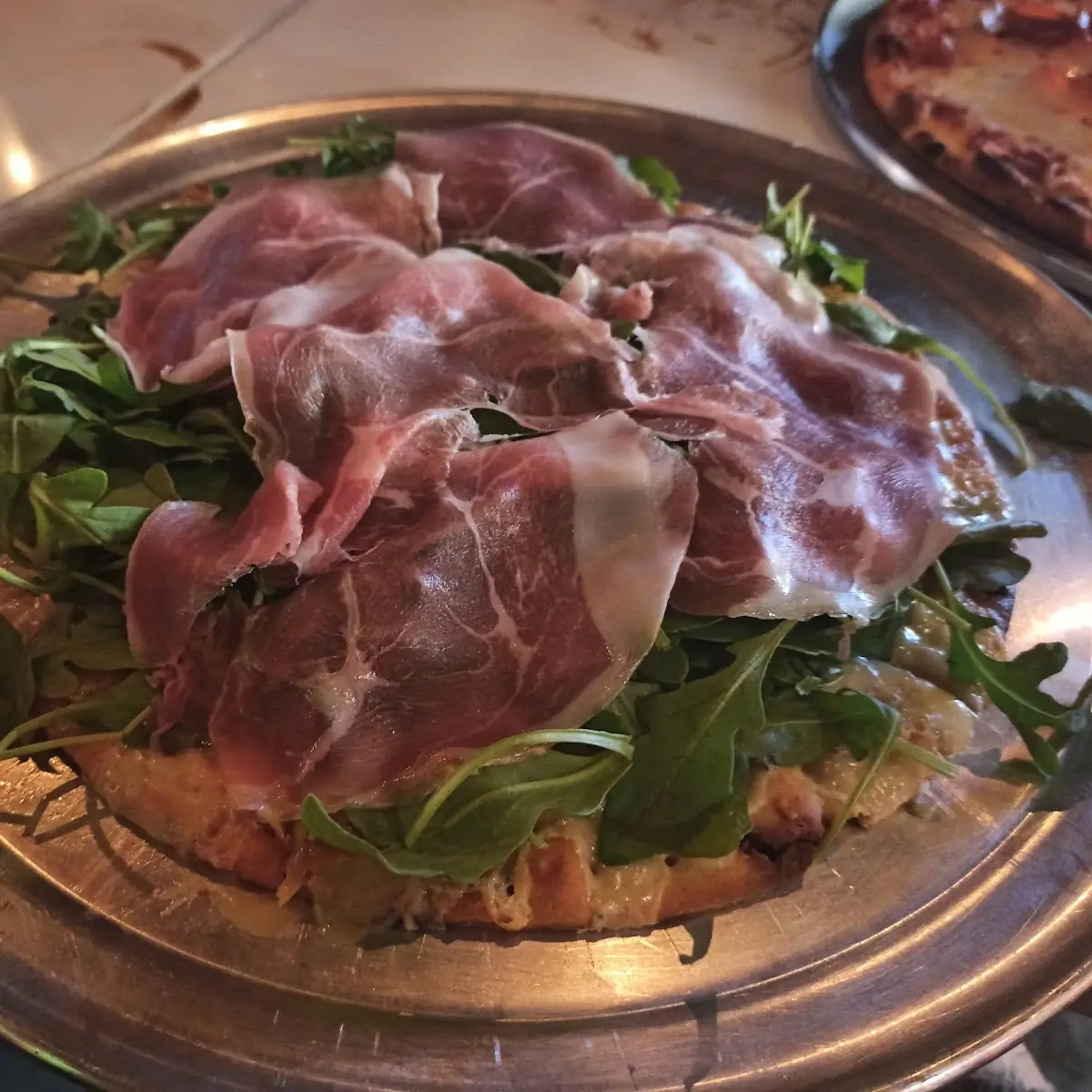 Arugula Prosciutto Pizza