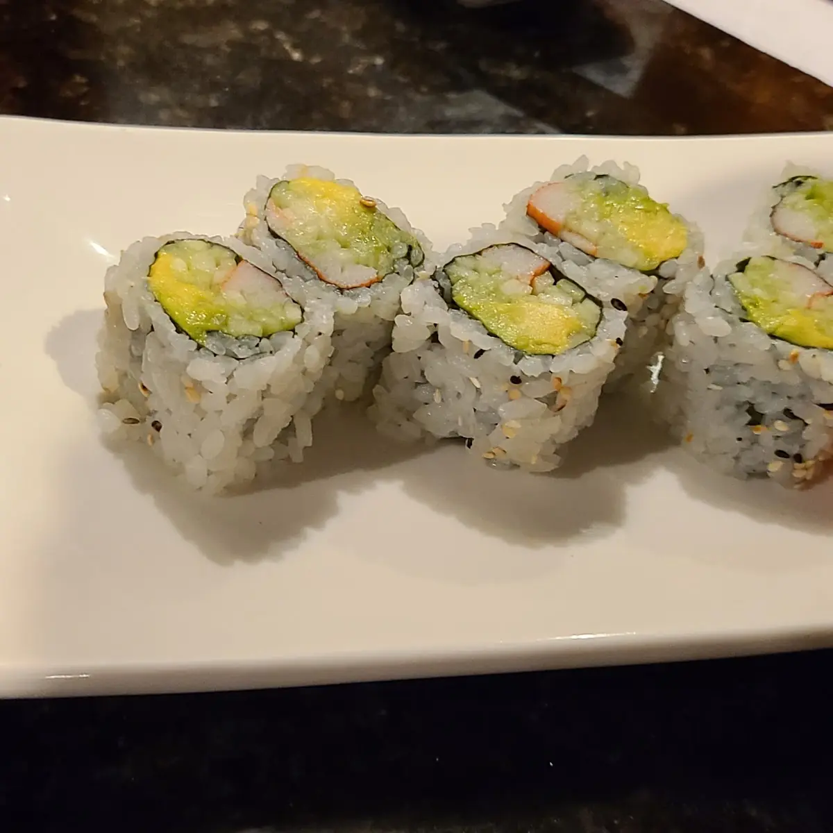 Two Sushi Rolls
