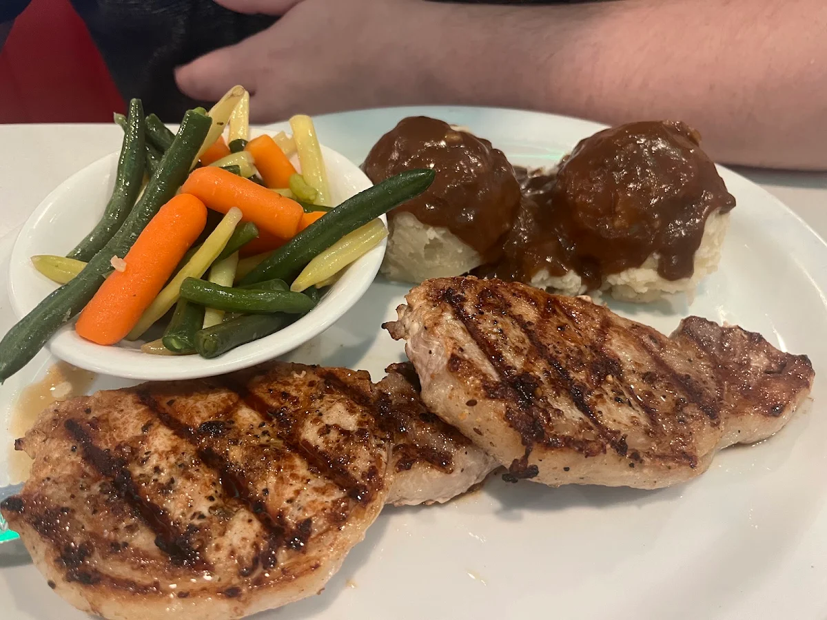Pork Chop Dinner, Stella’s Diner
