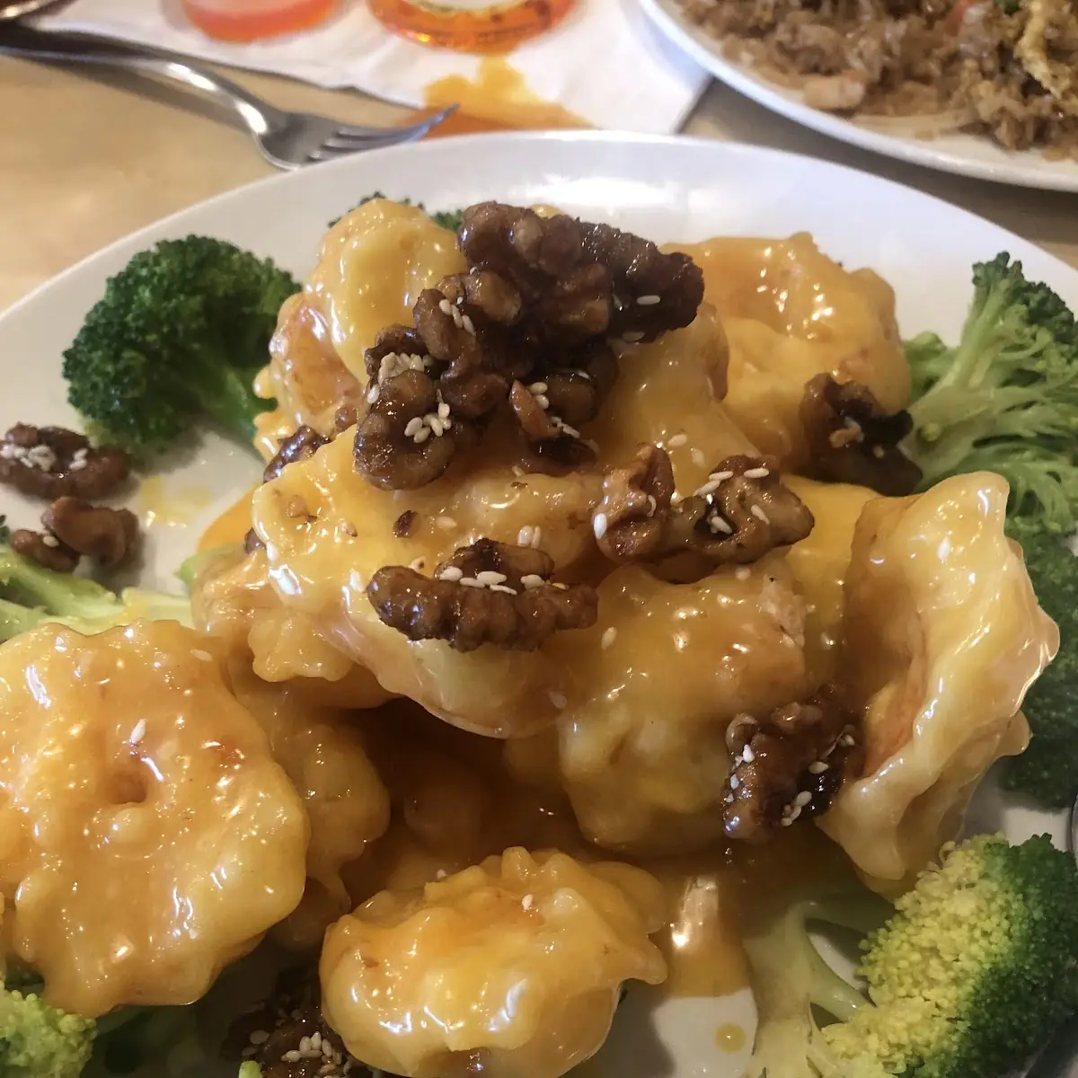 Honey Glazed Walnuts Shrimp