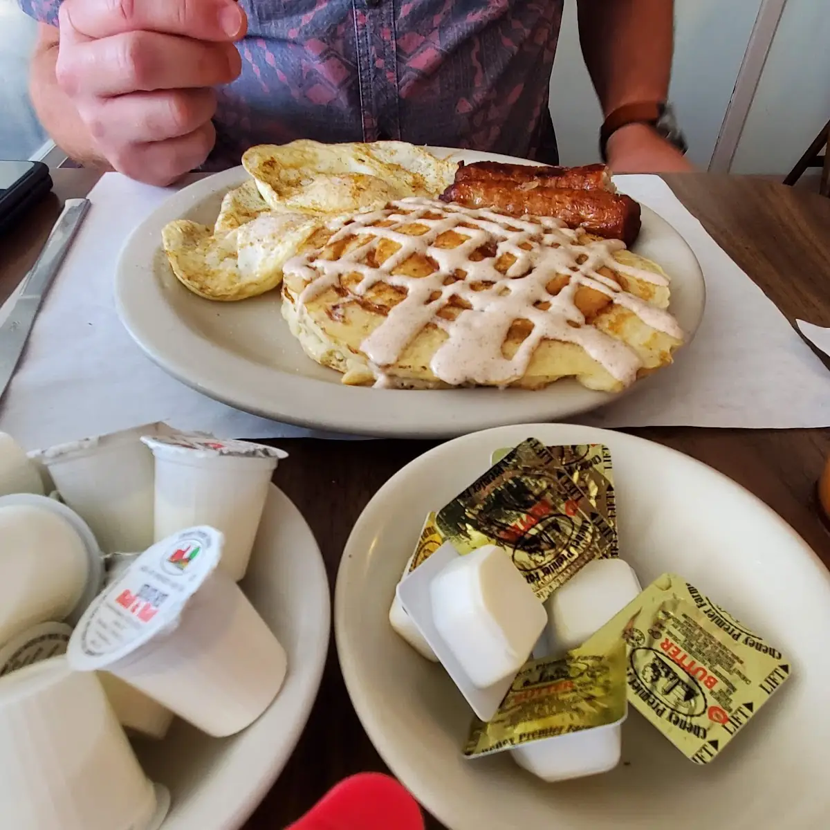 3 Large Pancakes