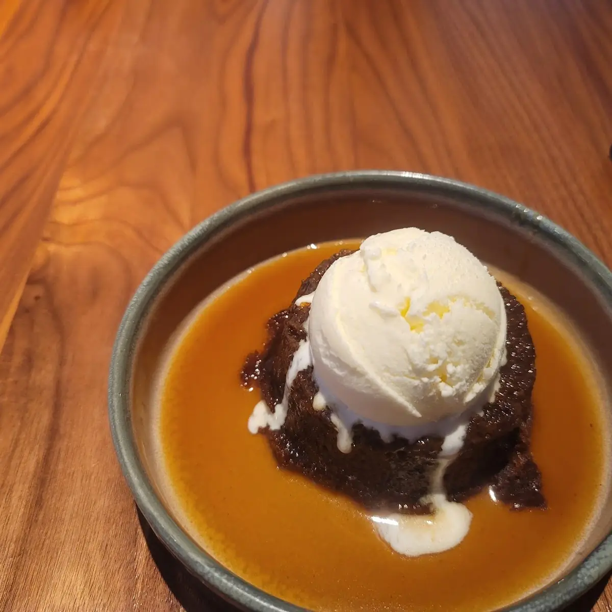 Sticky Toffee Pudding with Ice Cream