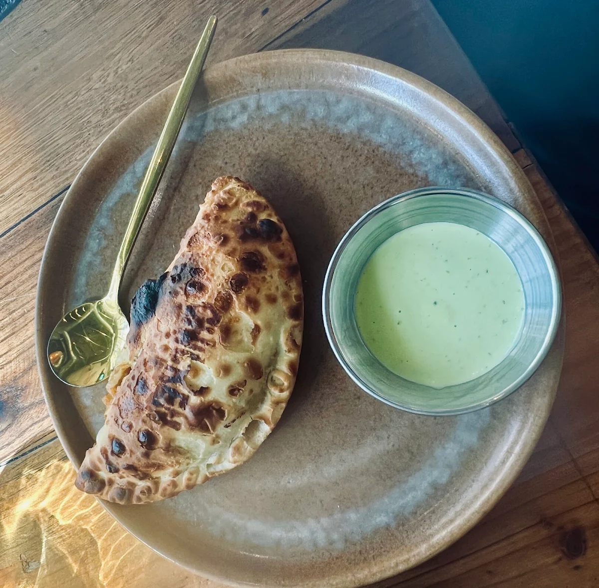 Mushroom and Cheese Empanada