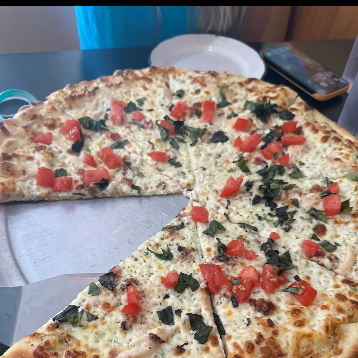 Garlic Chicken Pizza