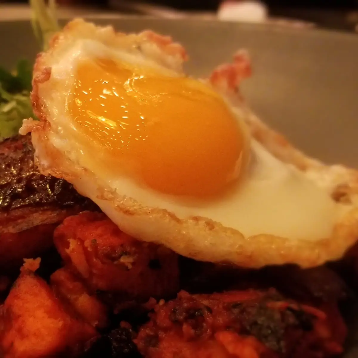 Pork Belly & Sweet Potato Hash