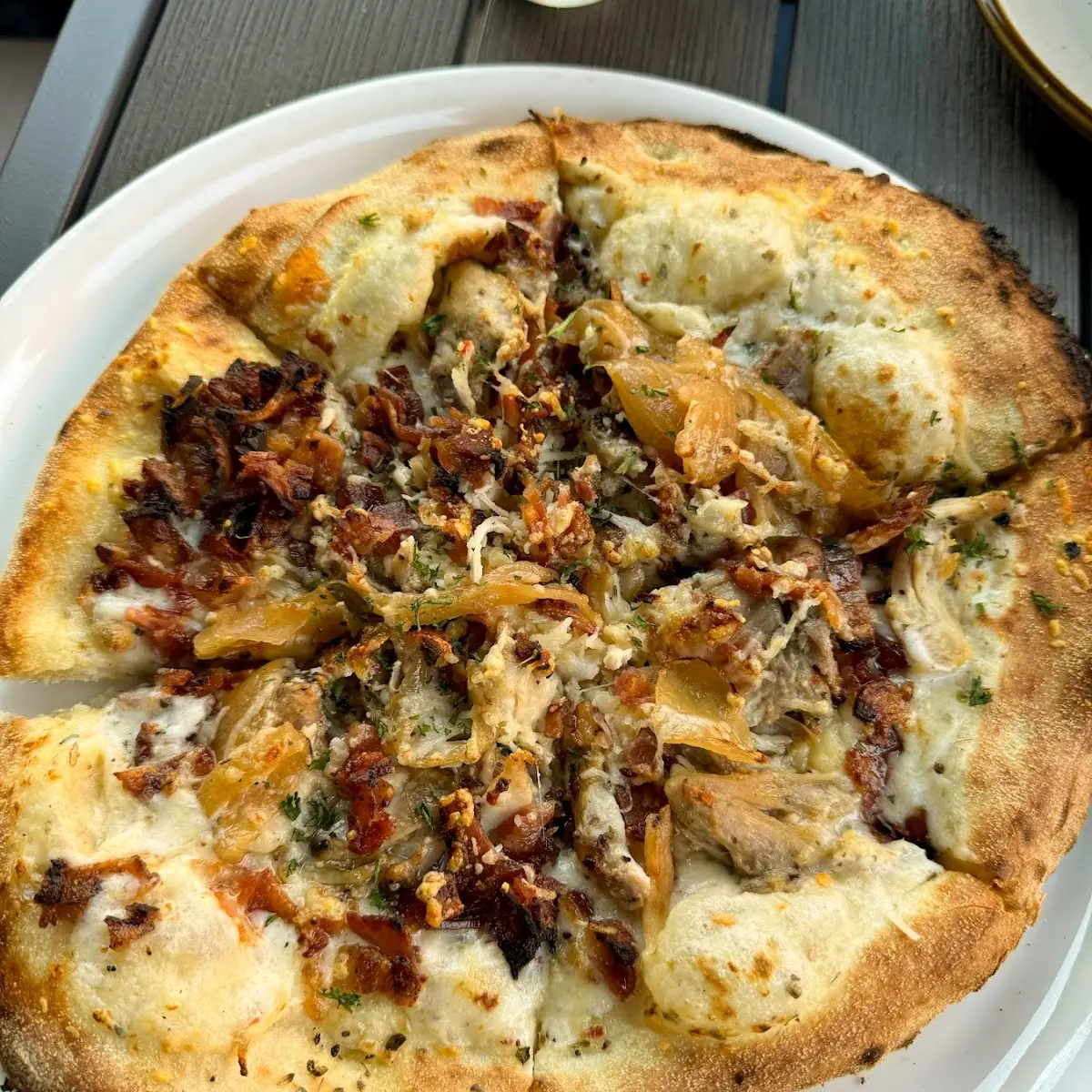 White Chicken Pizza