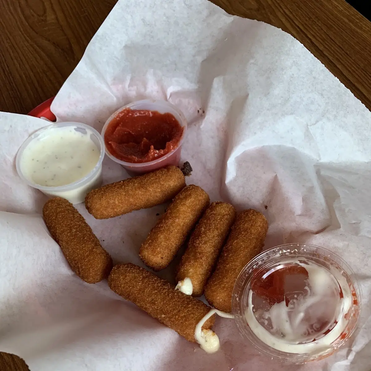 Fried Mozzarella Cheese