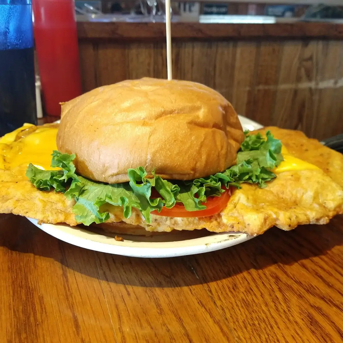 Pork Fritter Sandwich