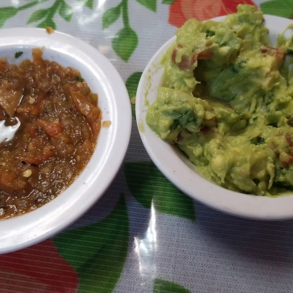 Chips Guacamole and Salsa Molcajete