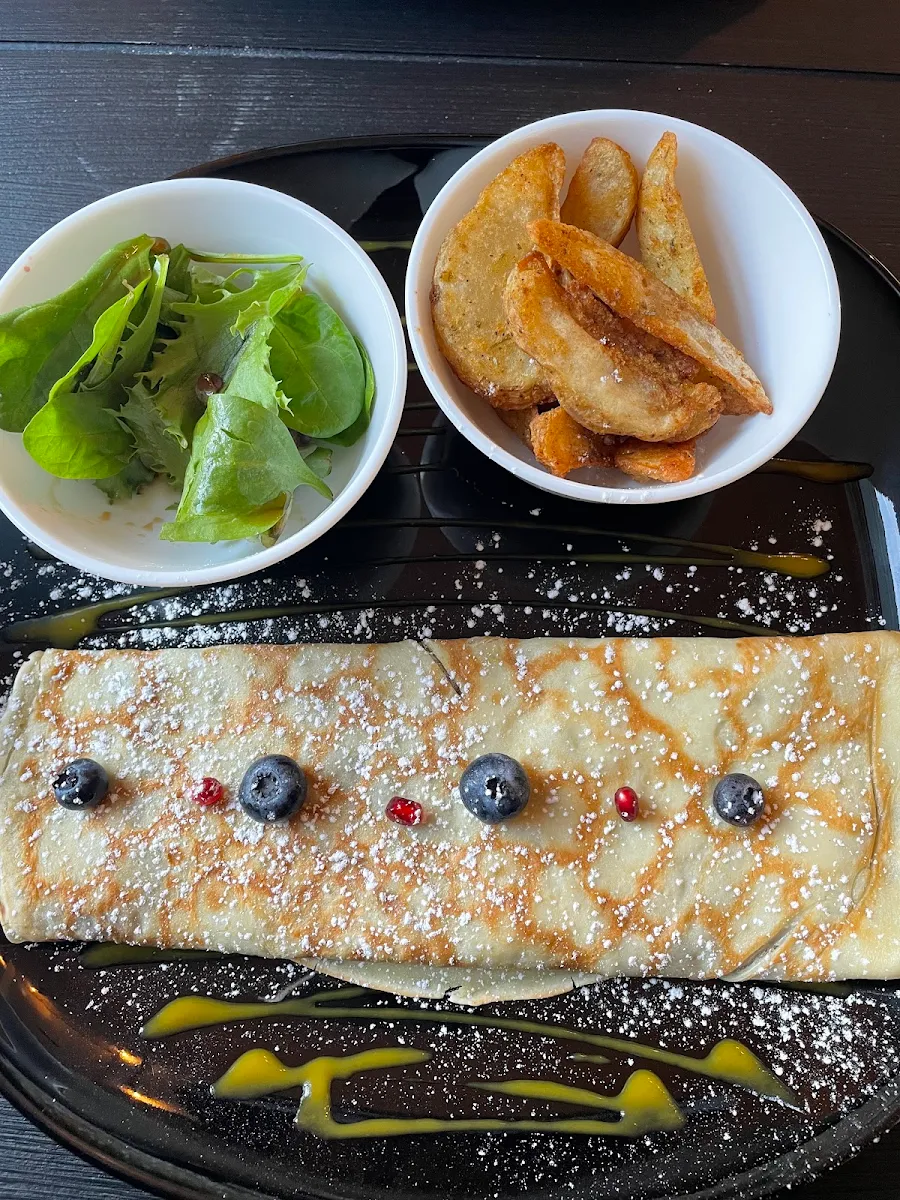 French Crepes, Sweet & Sassy (Authentic Caribbean/Fusions Breakfast)