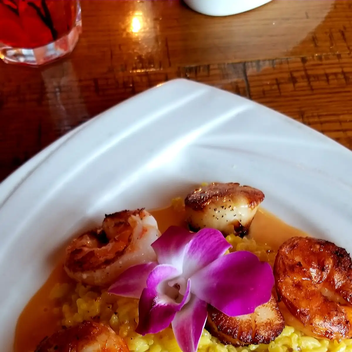 Shrimp Scallops and Risotto