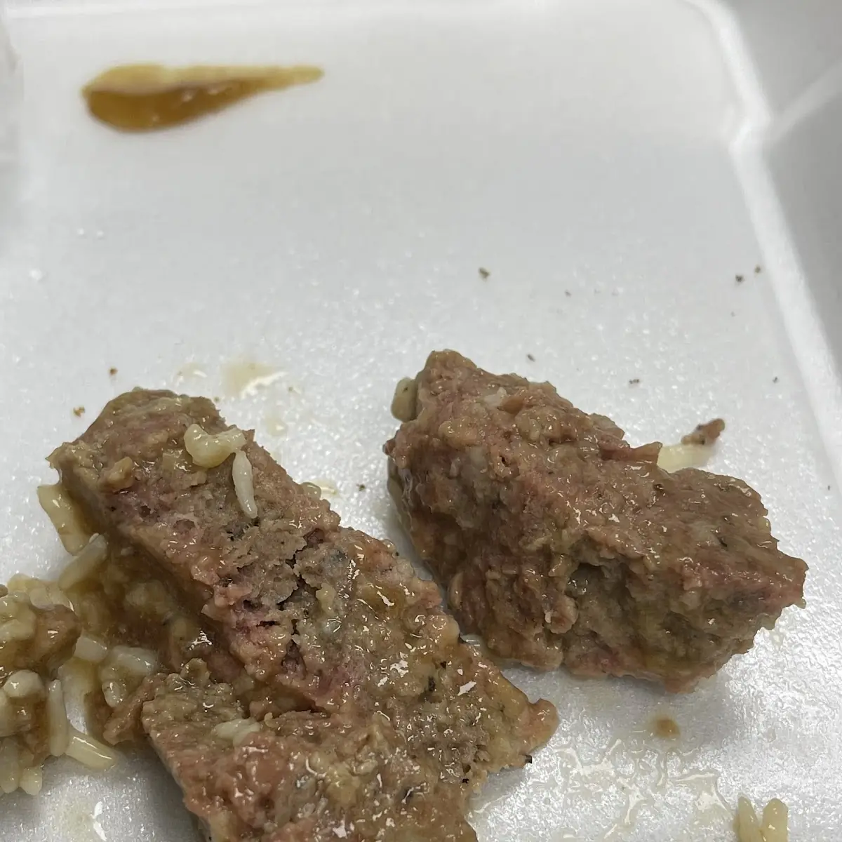 Meatloaf with White Rice and Gravy