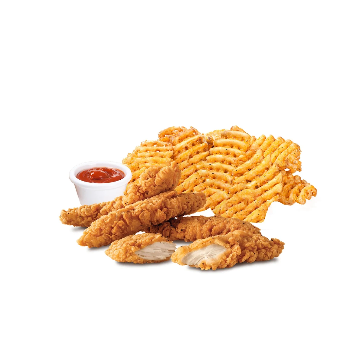 Chicken Fingers & Waffle Fries