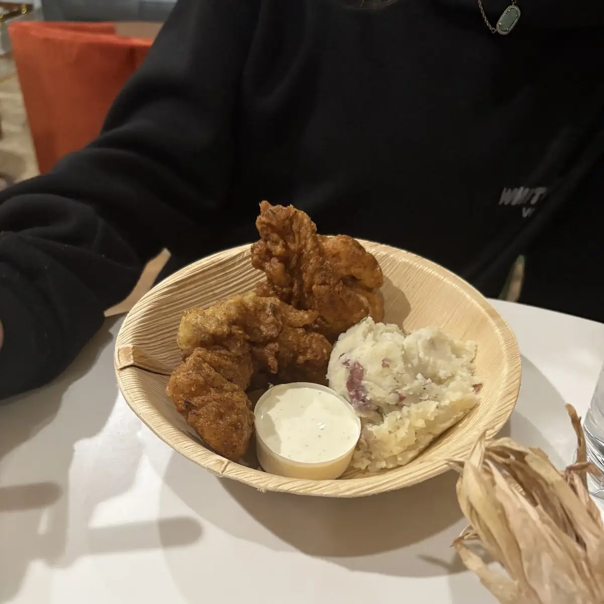 Kids Fried Chicken and Mashed Potatoes