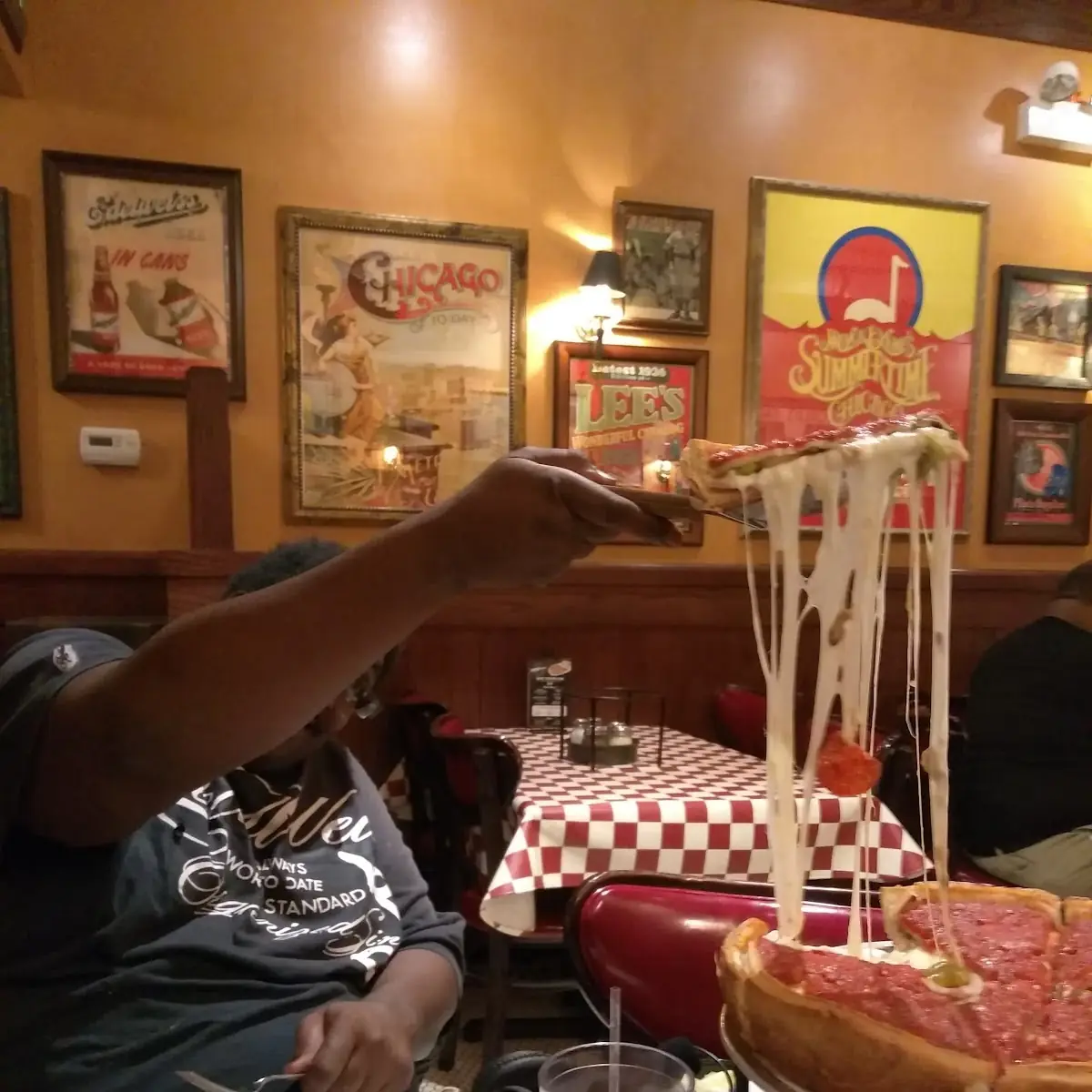 Deep Dish Pepperoni Pizza