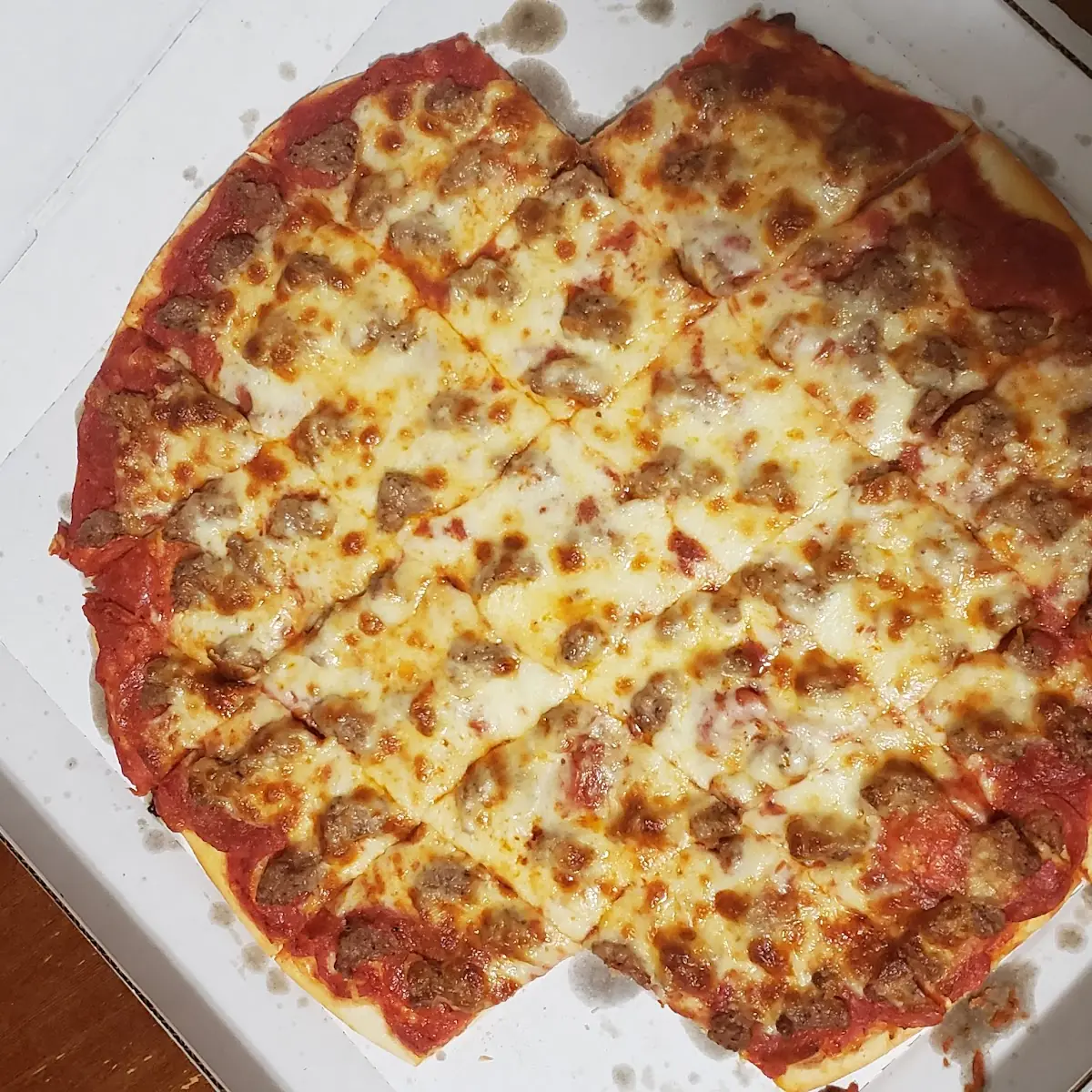 Chicago Style Sausage Pizza