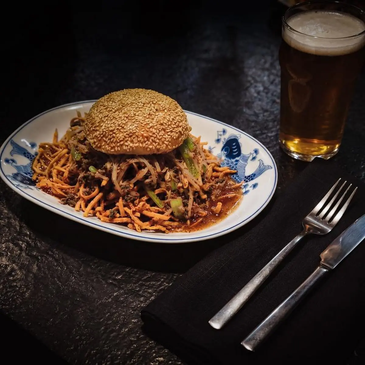 Chow Mein Sando
