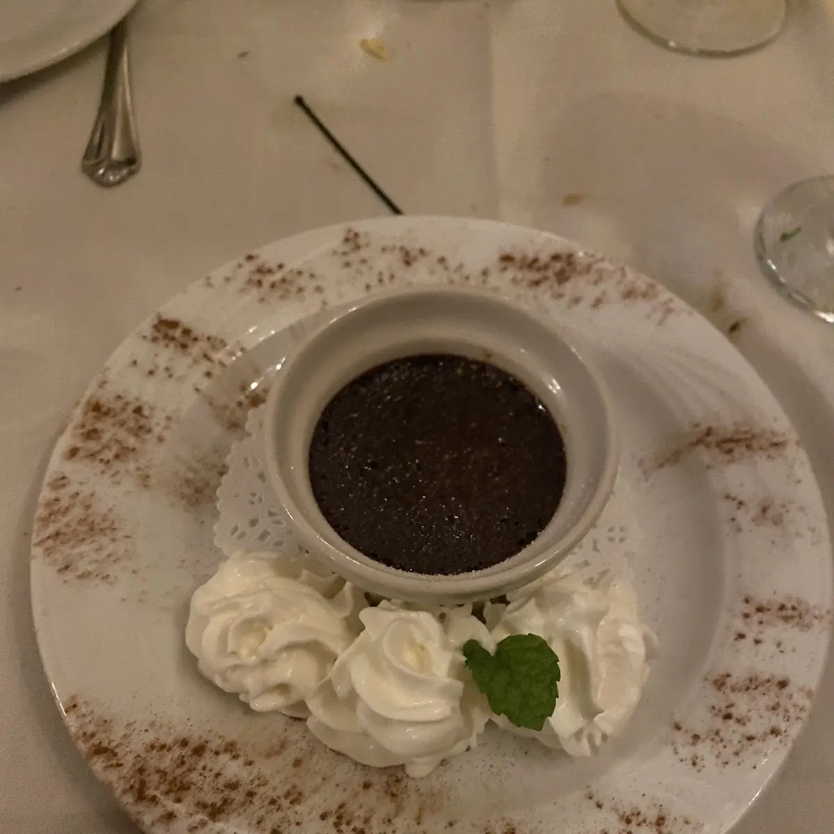 Dark Chocolate Creme Brulee