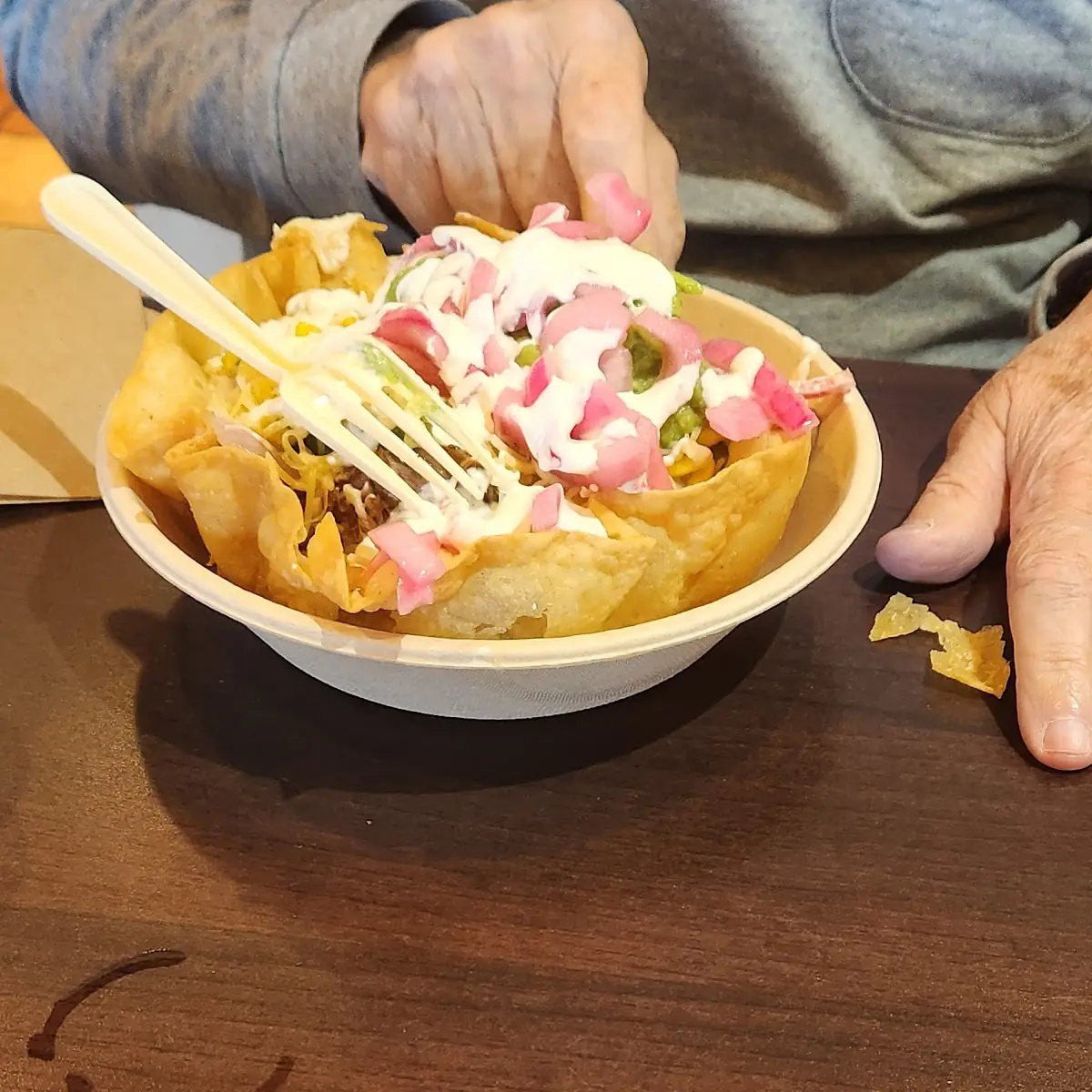 Pulled Pork Taco Salad