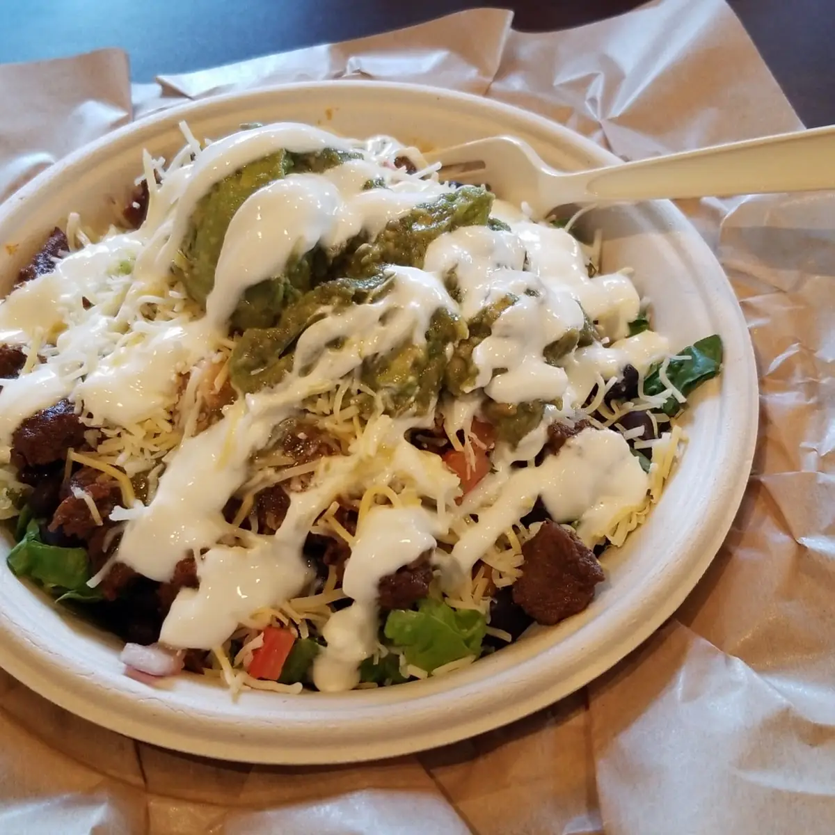 Steak Taco Salad