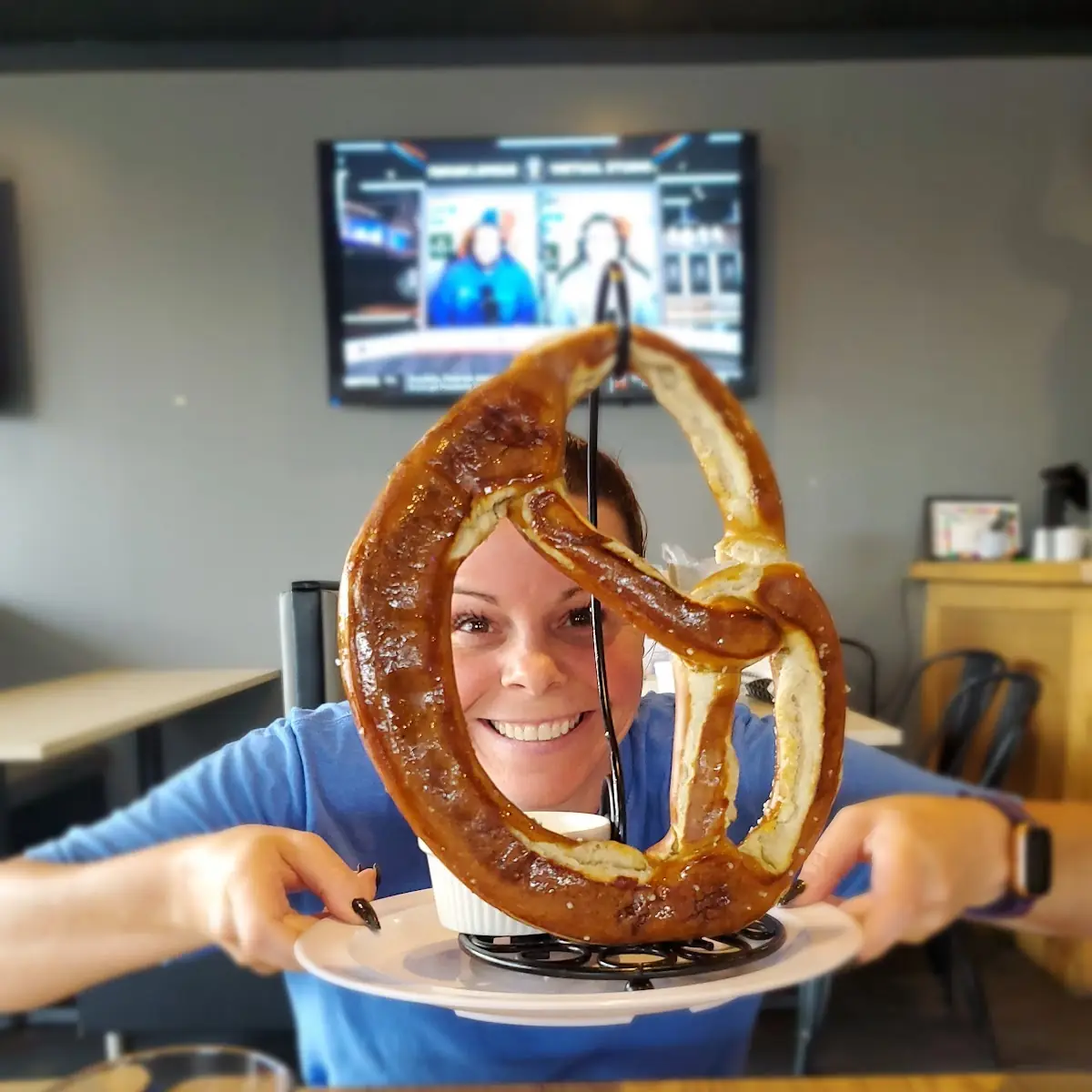 Stadium Pretzel with Beer Cheese