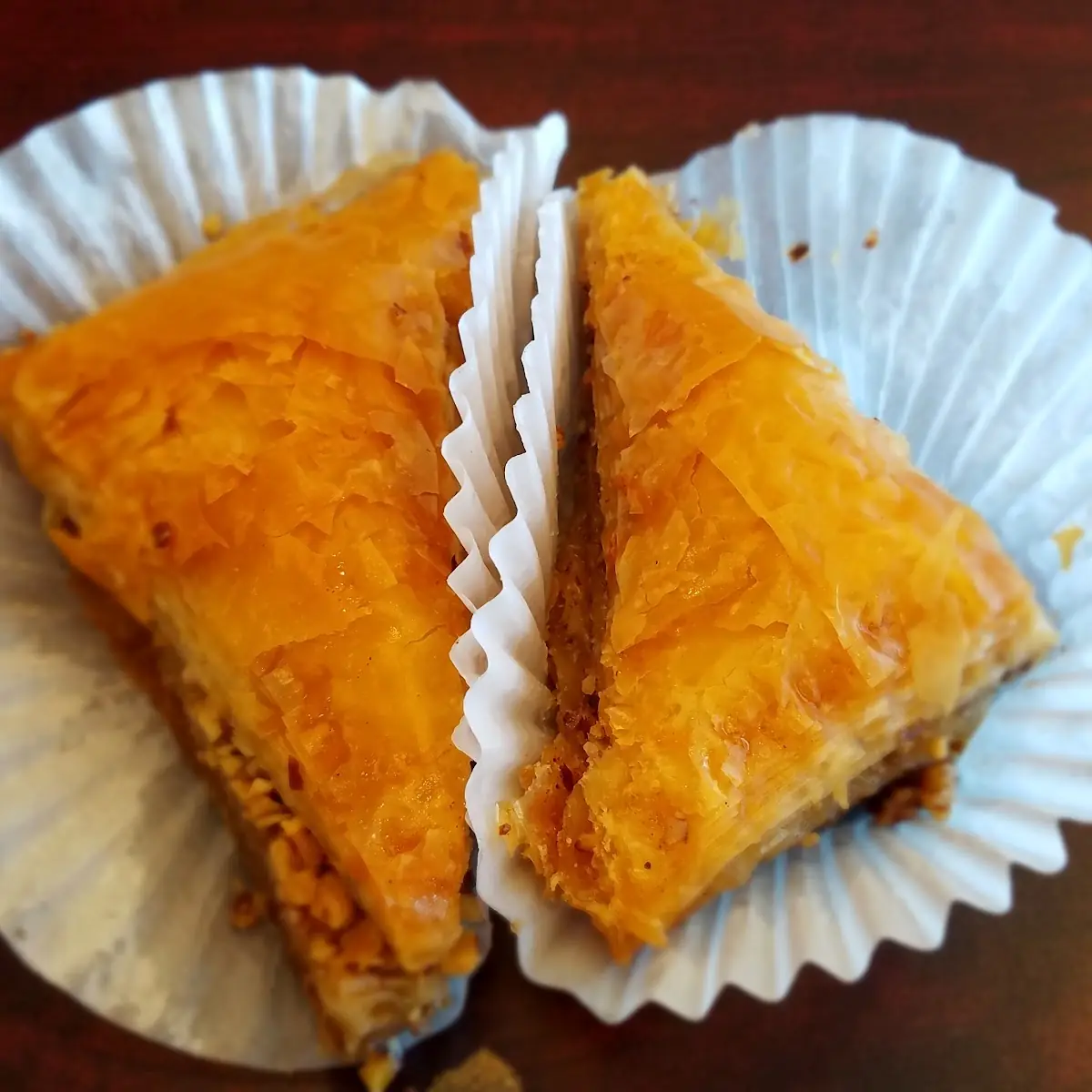 Chocolate baklava